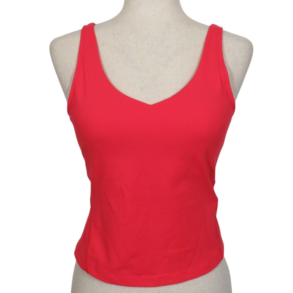 Halara SoftlyZero V-Neck Built In Bra Tank Top Size Medium